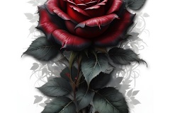 Poster-Design-Rote-Rose-auf-Weissen-HG-9984_11